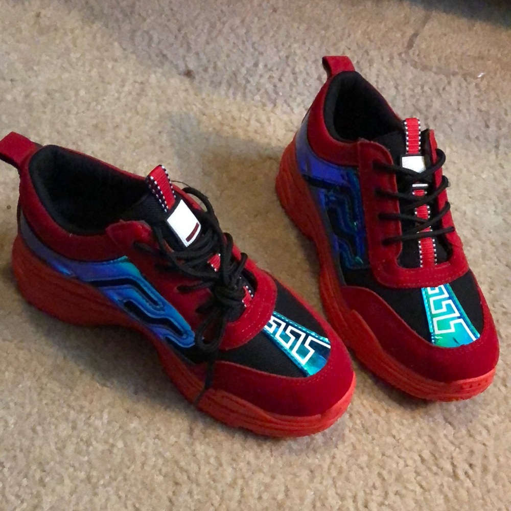Brand New Holographic Chunky Sneakers